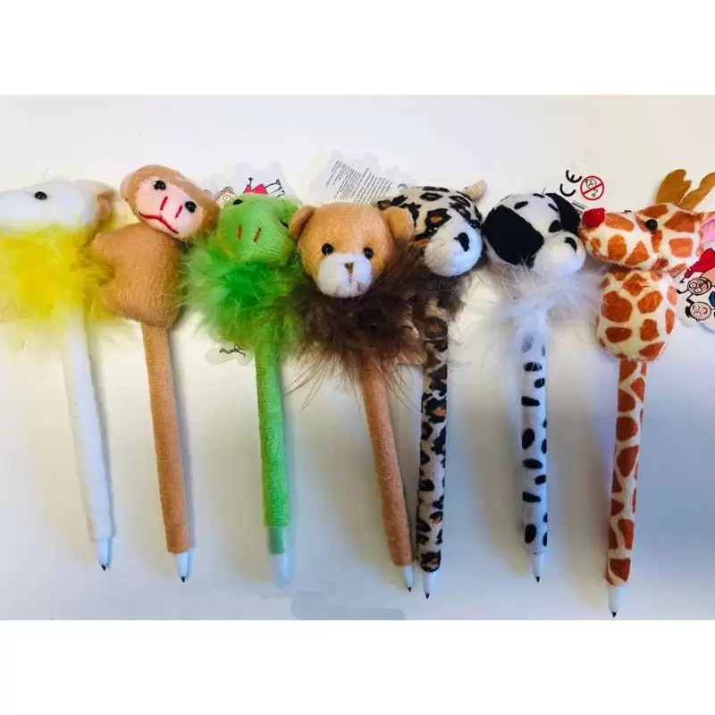 Penna pennosa animaletti - 4 pz