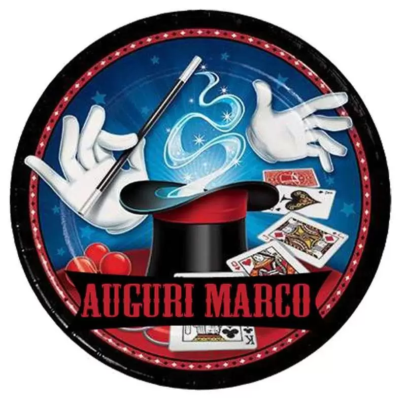 Cialda maghetto magic party personalizzabile
