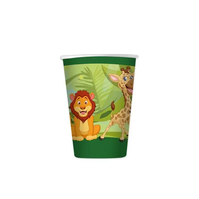 KIT N.54 ANIMALI DELLA GIUNGLA – SET FESTA PER 16