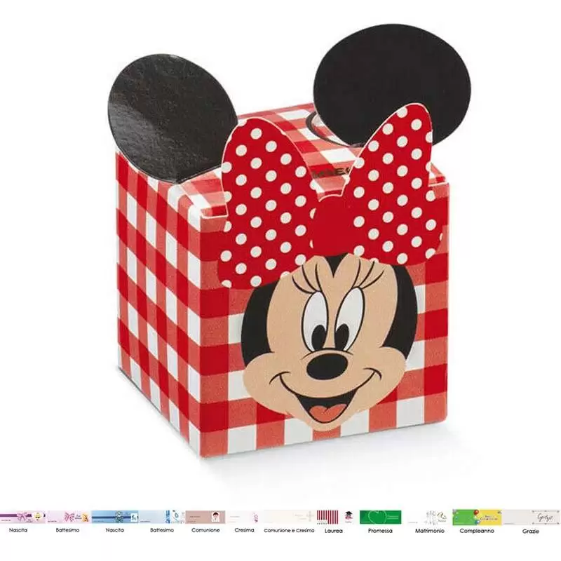 Scatoline Minnie portaconfetti - 20 pz