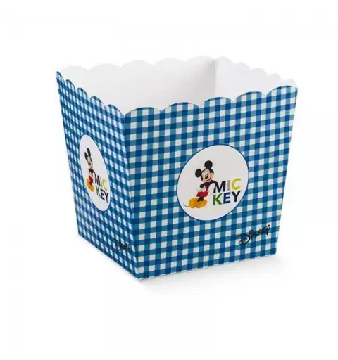 Box Topolino porta pop corn caramelle - 5 pz