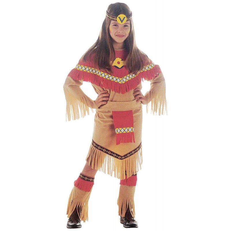 Costume da indiana per bambina - squaw raggio di luna