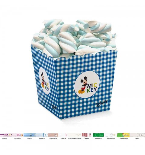 Box Topolino con marshmallow - caramellata Michey Mouse 