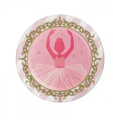 PIATTI BALLERINA TUTU' 8 PZ