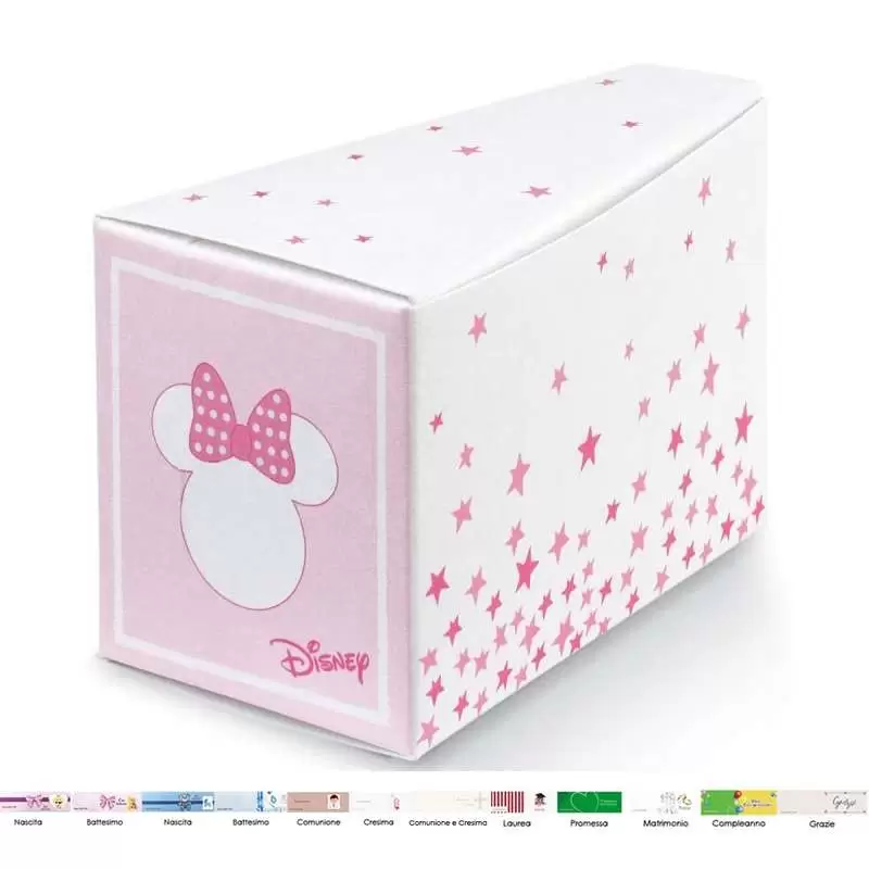 Scatolina fetta di torta Minnie' stars - 20 pz