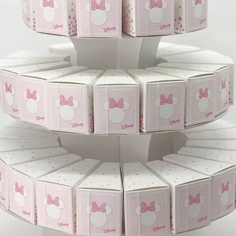 Scatolina fetta di torta Minnie' stars - 20 pz