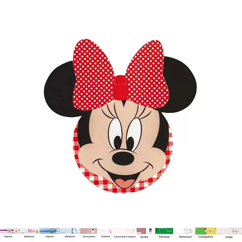Bigliettini tag Minnie - 20 pz