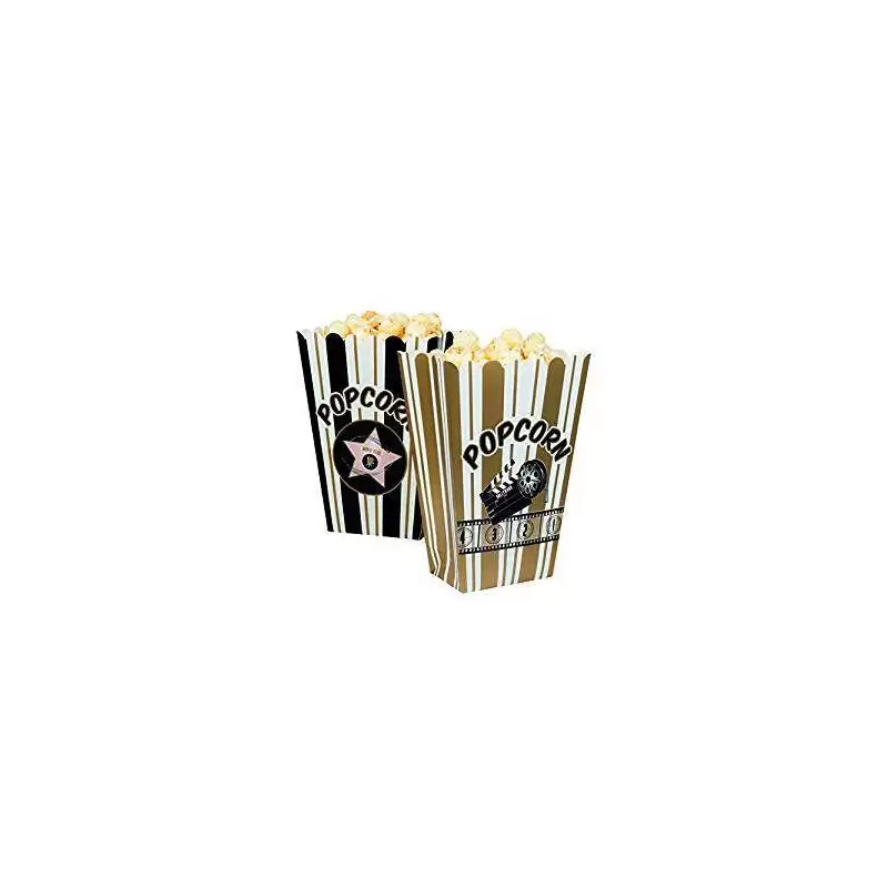 Box porta pop corn Hollywood - 12 pz