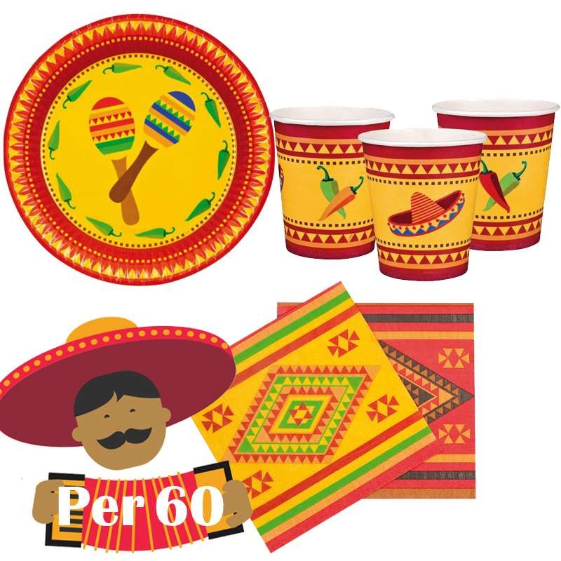 Kit n.29 festa messicana - addobbi per compleanno Messico