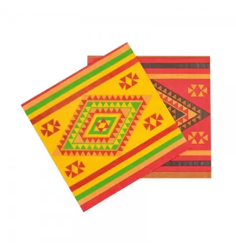 Kit n.60 Messico - con forchette e palloncini arancio