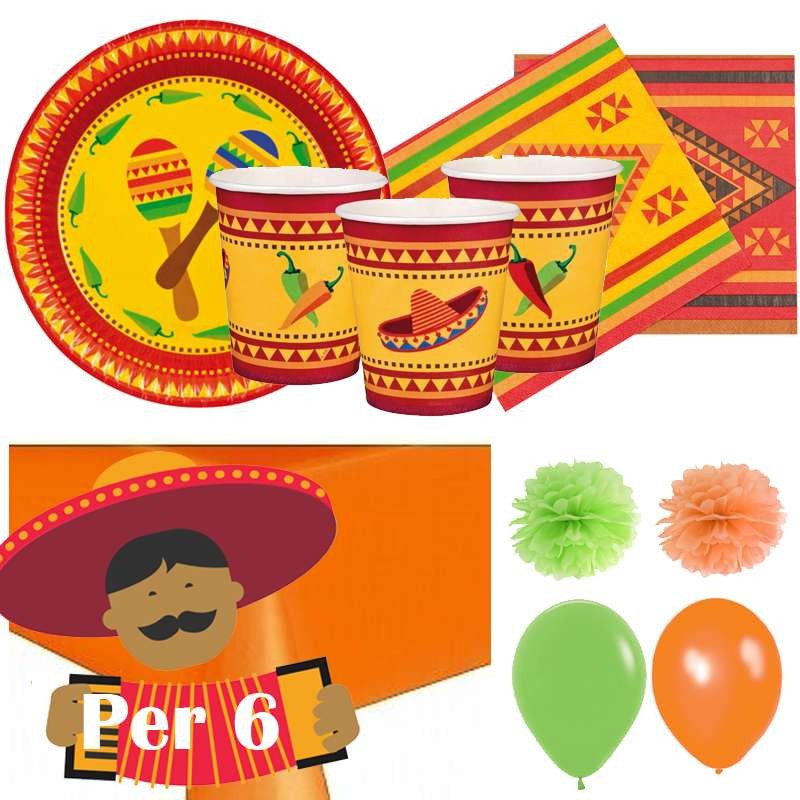 Kit n.49 festa messicana - accessori per tavolaLA