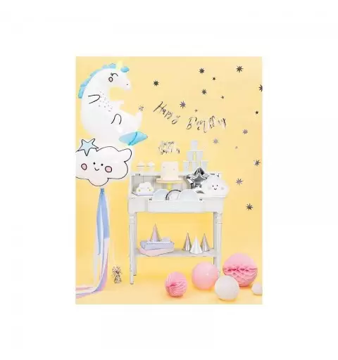 Palloncino foil nuvoletta cloud - con stellina celestte