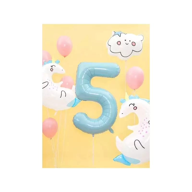 Palloncino foil nuvoletta cloud - con stellina celestte