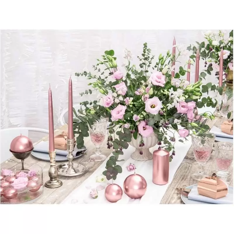 Candele rose gold galleggianti - 50 pz
