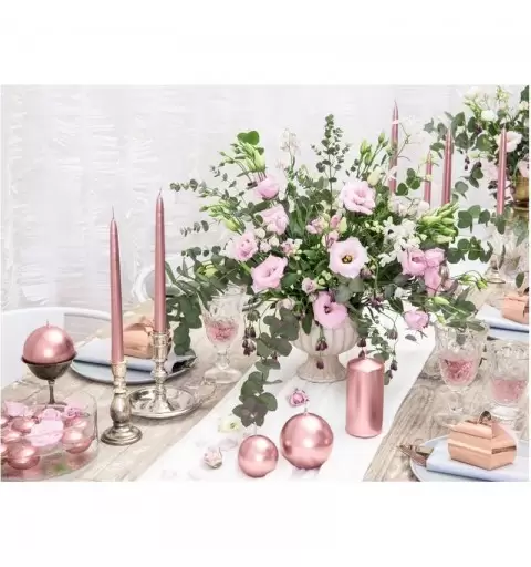 Candele rose gold galleggianti - 50 pz