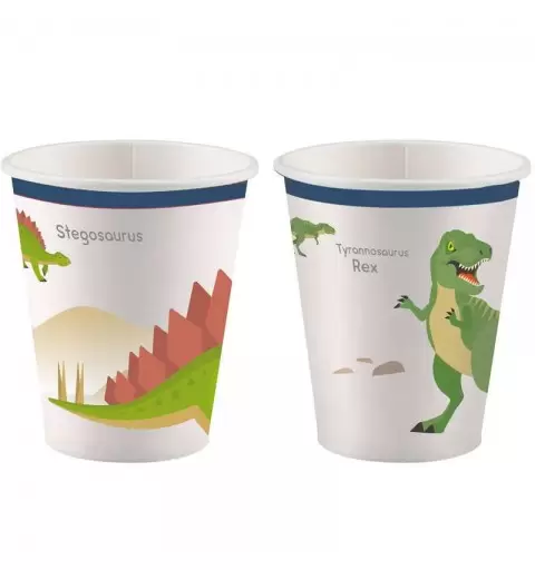 Bicchieri happy dinosaur - 8 pz