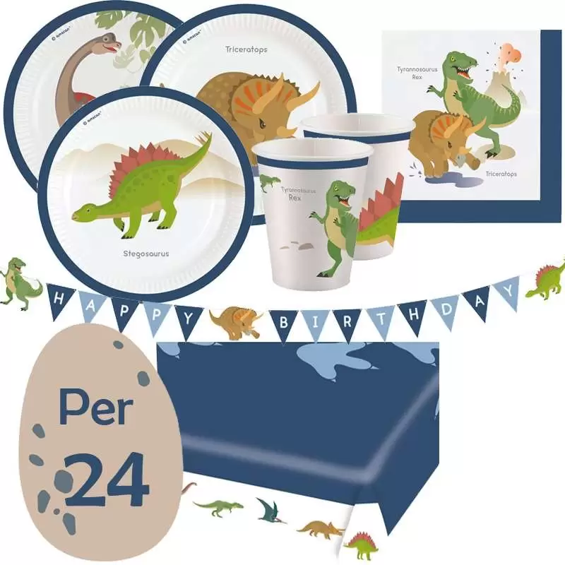Kit n.13 happy dinosaur - addobbi per festa dinosauri