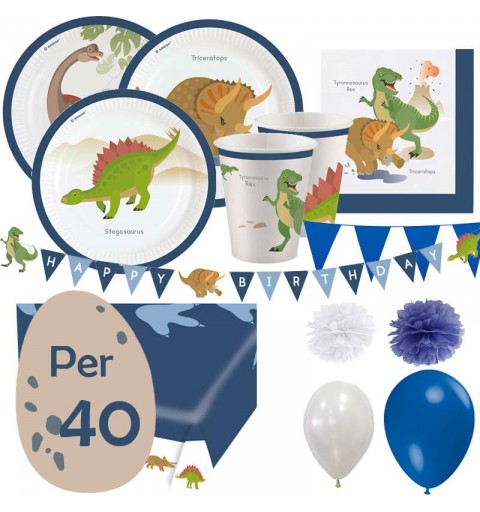 Kit n.55 happy dinosaur - festa a tema dinosauri