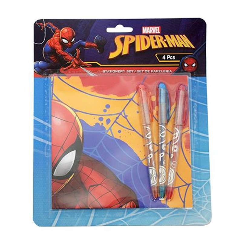 Set cancelleria Spiderman Uomo ragno