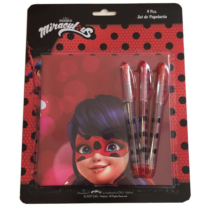 Set cancelleria Ladybug miraculous prodigiosa