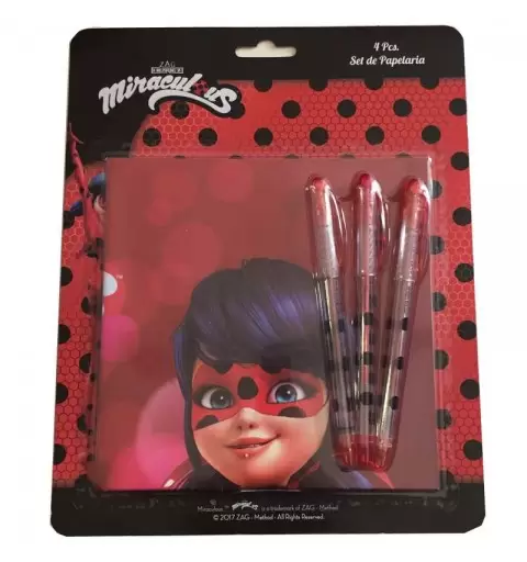 Set cancelleria Ladybug miraculous prodigiosa