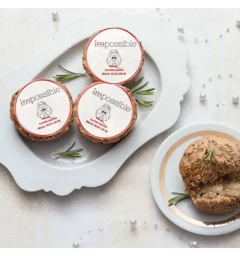 Mini cialde laurea personalizzate - 24 pz