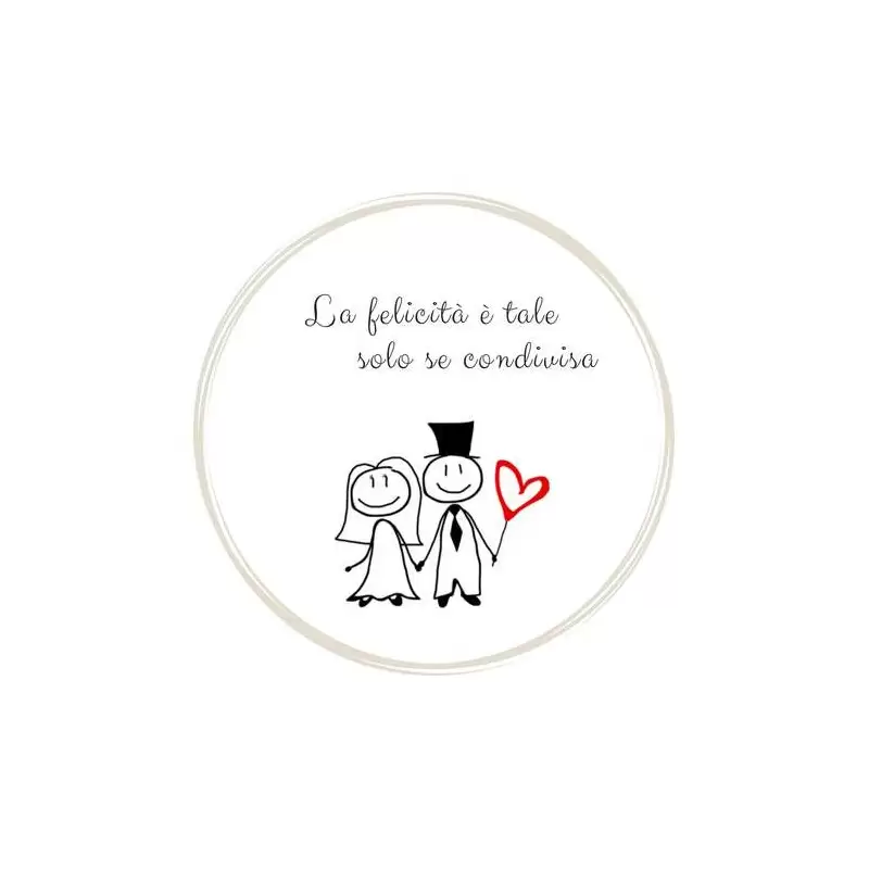 Mini cialde matrimonio nozze personalizzate - 24 pz