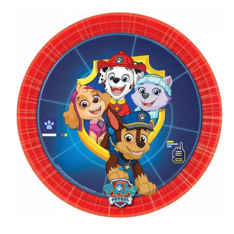 Piattini dessert Paw Patrol - nuova grafica