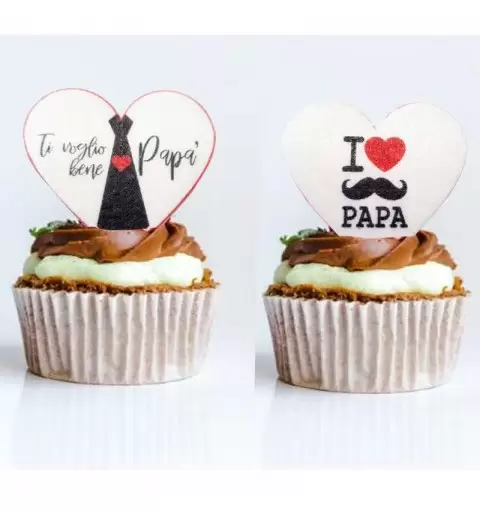 Mini cialde per la festa del papà - 24 pz