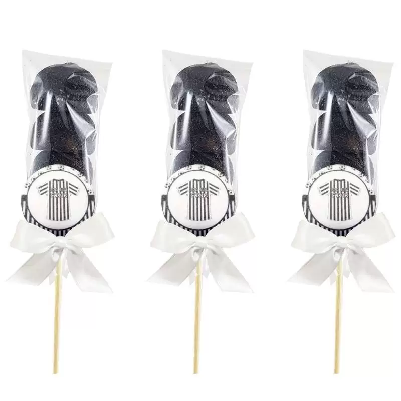 Spiedini di marshmallow Juventus calcio - fino alla fine