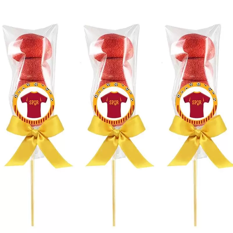 Spiedini di marshmallow Roma calcio - spqr