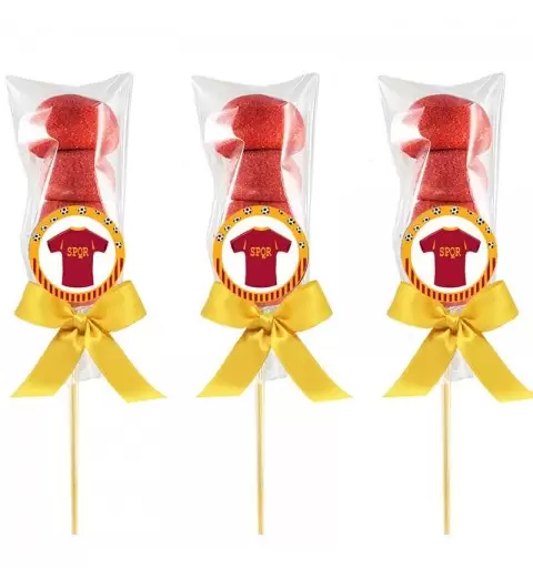 Spiedini di marshmallow Roma calcio - spqr