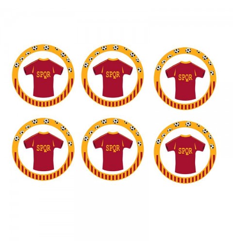 Mini cialde Roma calcio - spqr