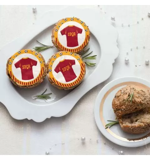 Mini cialde Roma calcio - spqr
