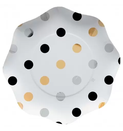 Piatti dessert pois prestige bianchi - 40 pz