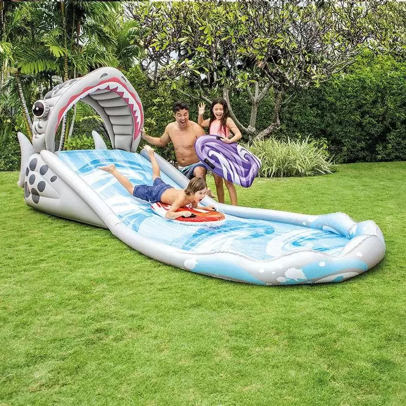 Scivolo squalo surf gonfiabile per bambini