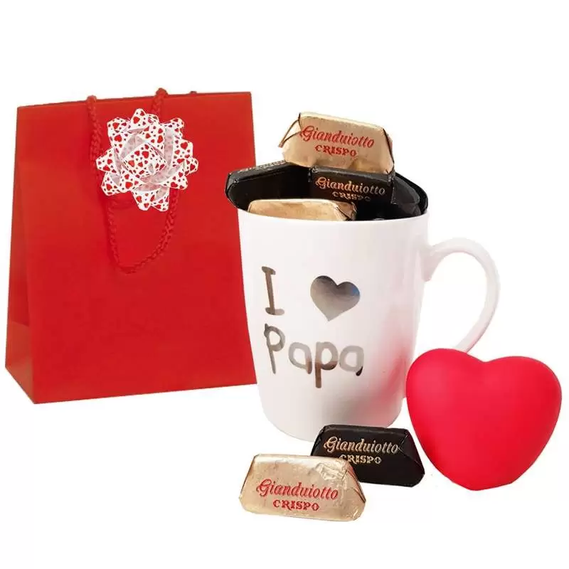 Regalo festa del papa - tazza e cioccolatini