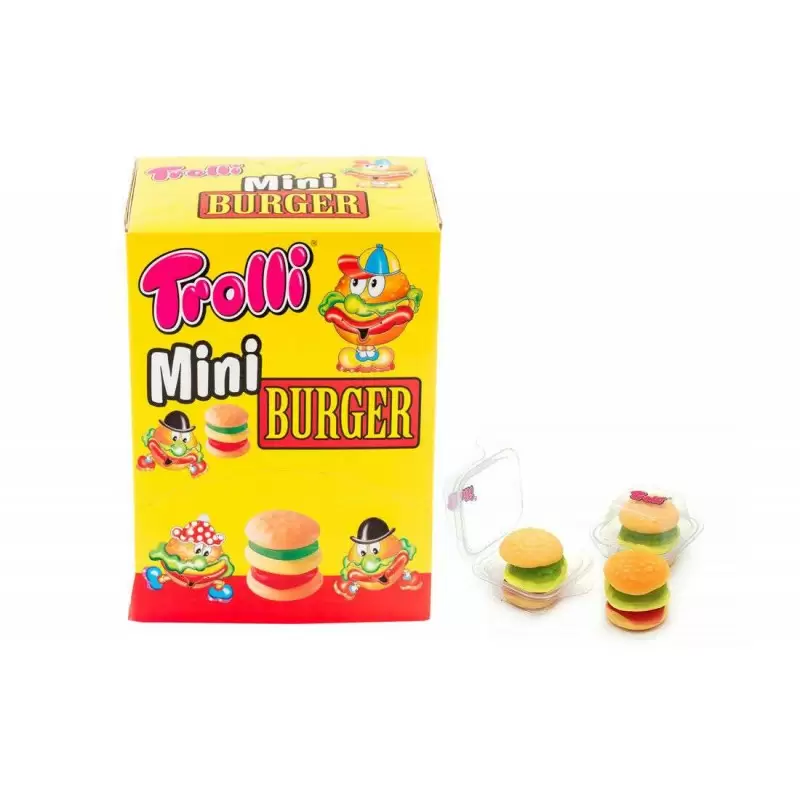 Mini burger caramelle gommose - panini borbidi