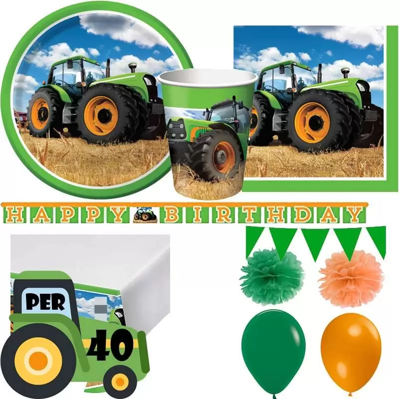 Kit n.55 trattore - set tavola per 40 persone