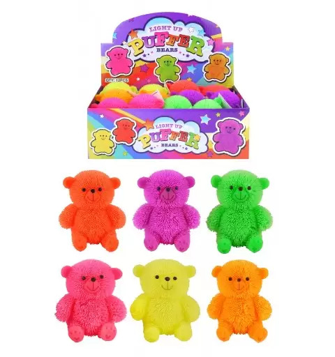 Orsetti luminosi puffer - 5 pz