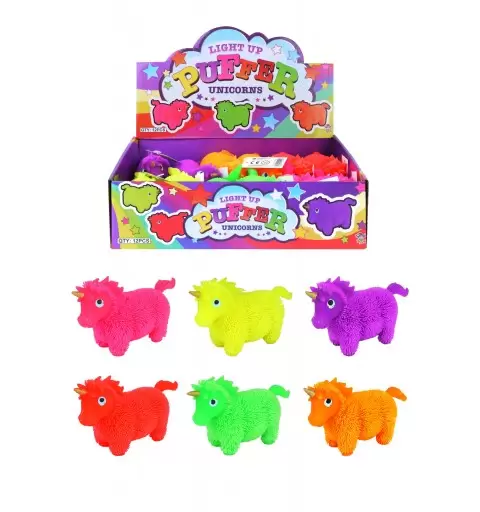 Unicorni luminosi puffer - 5 pz