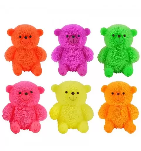 Orsetto puffer morbido con luce - 1 pz