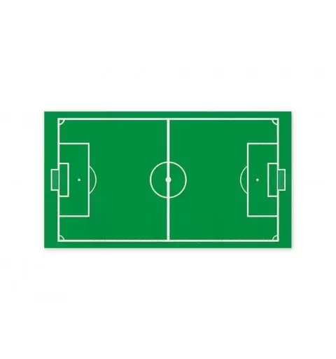 Cialda campo da calcio rettangolare - ostia per torta