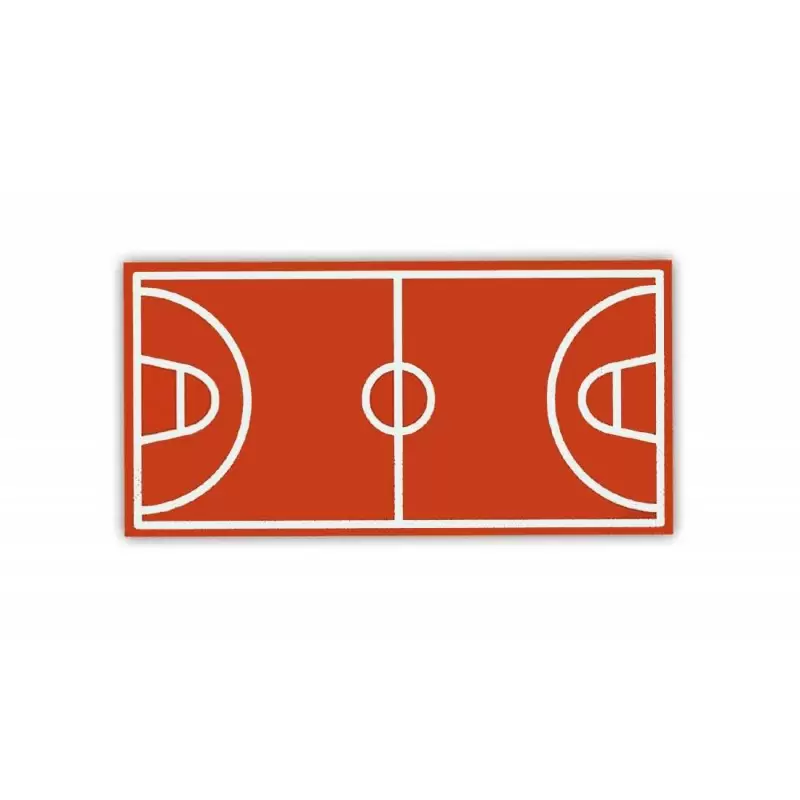 Cialda campo da basket rettangolare - ostia per torta