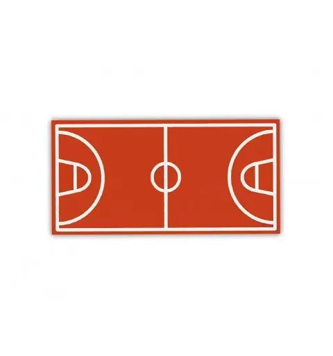 Cialda campo da basket rettangolare - ostia per torta