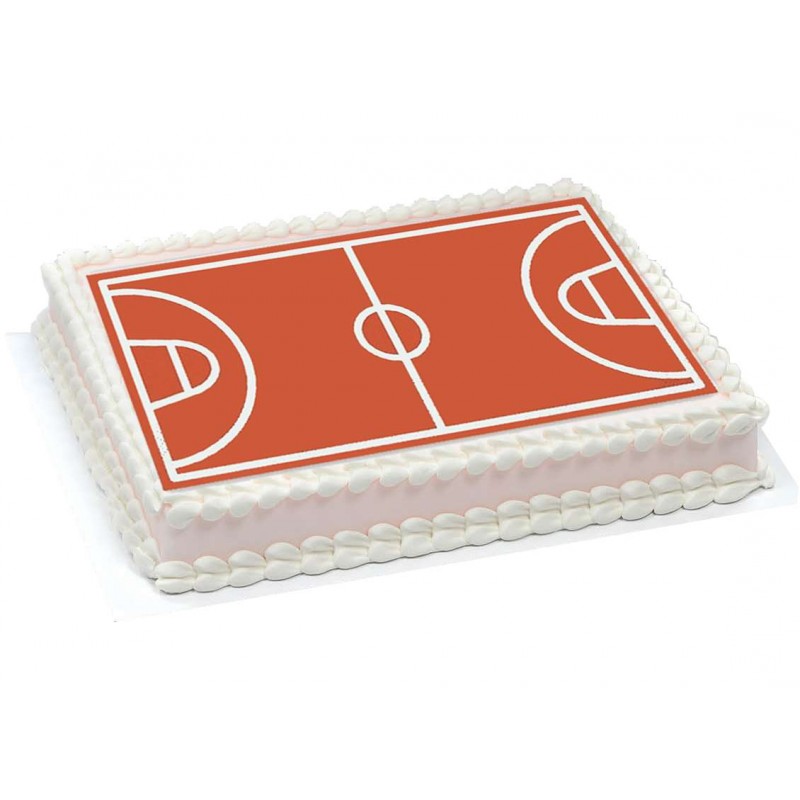 Cialda campo da basket rettangolare - ostia per torta