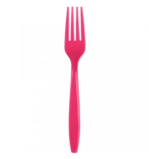 FORCHETTE FUCSIA - HOT MAGENTA 24 PZ