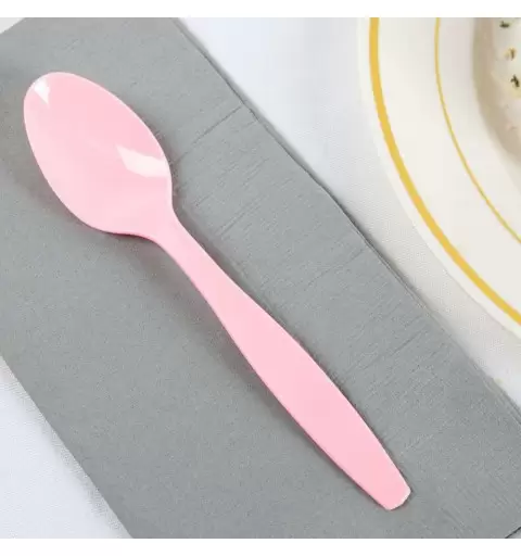 CUCCHIAI ROSA CHIARO - CLASSIC PINK 24 PZ