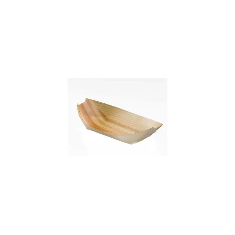50 X PIROGA IN LEGNO  9,5 x 5 x 1,5 cm.  S0041