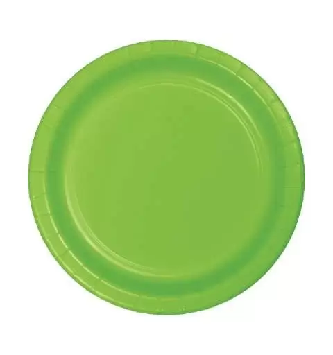 Piatti fresh lime verde limone - 8 pz